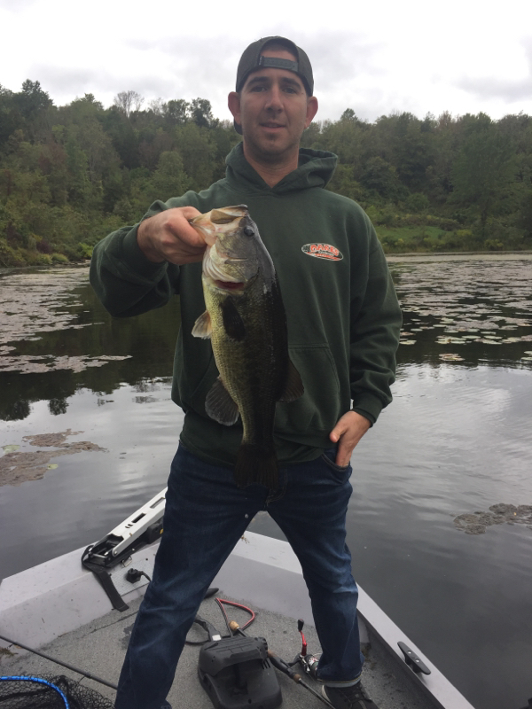 Caught a Largemouth Bass on Lake Nockamixon
