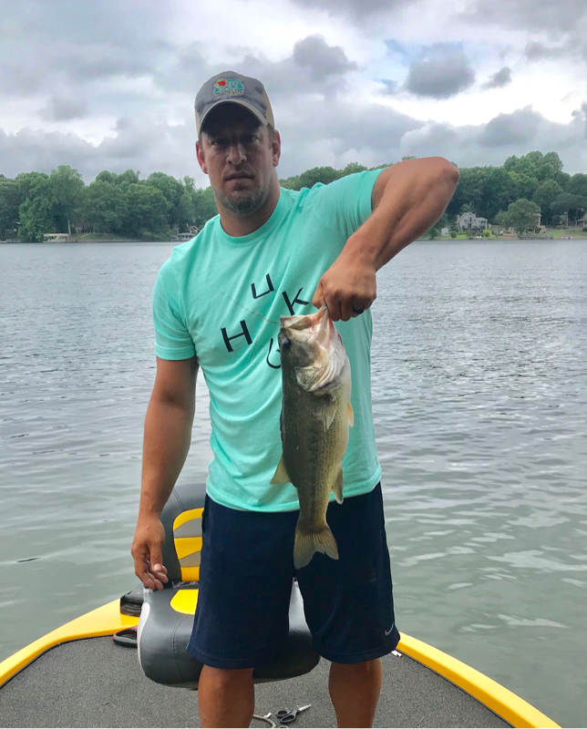 Caught a Largemouth Bass on Lake Norman