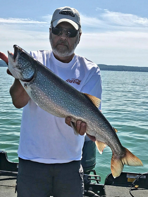 Caught a Lake Trout on Cayuga Lake