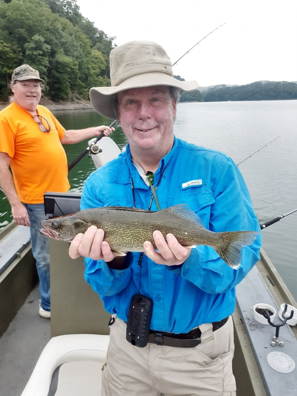 Caught a Walleye on Dale Hollow Lake using a Northland Pro Walleye