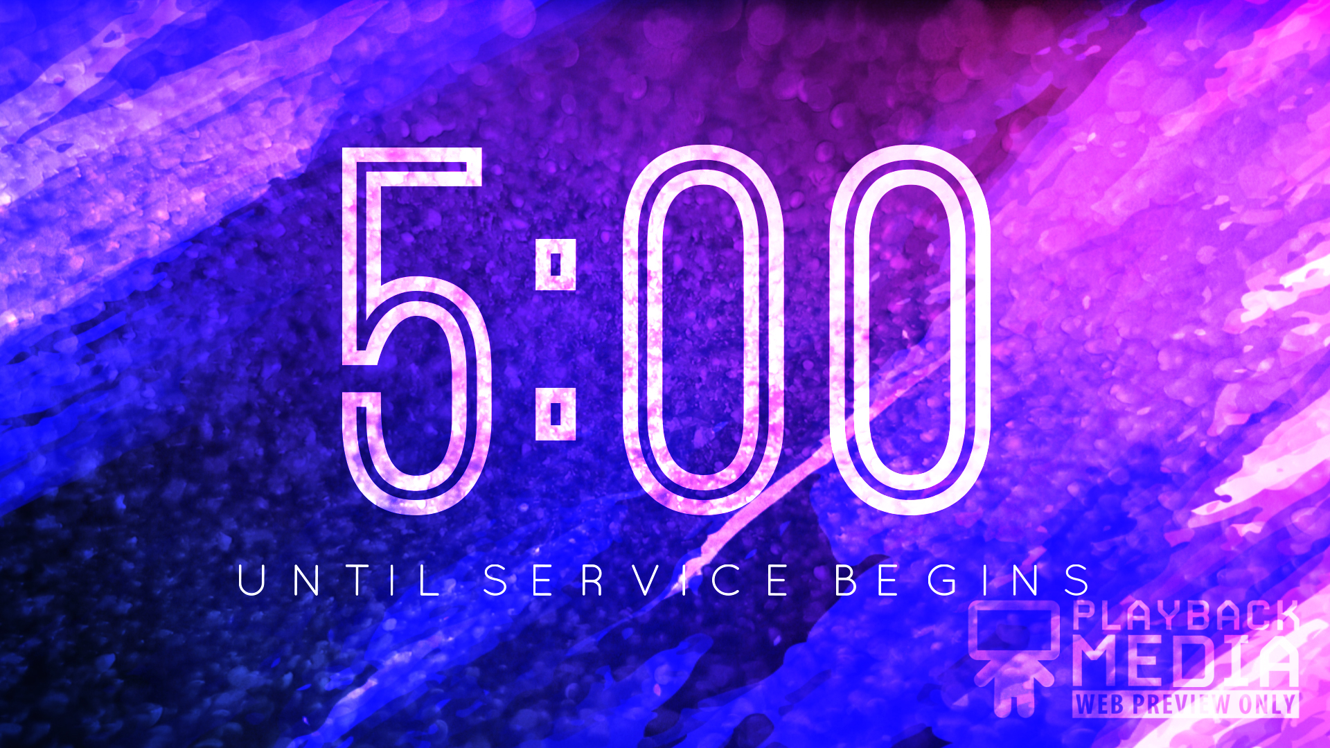 Color Dynamics Countdown Playback Media