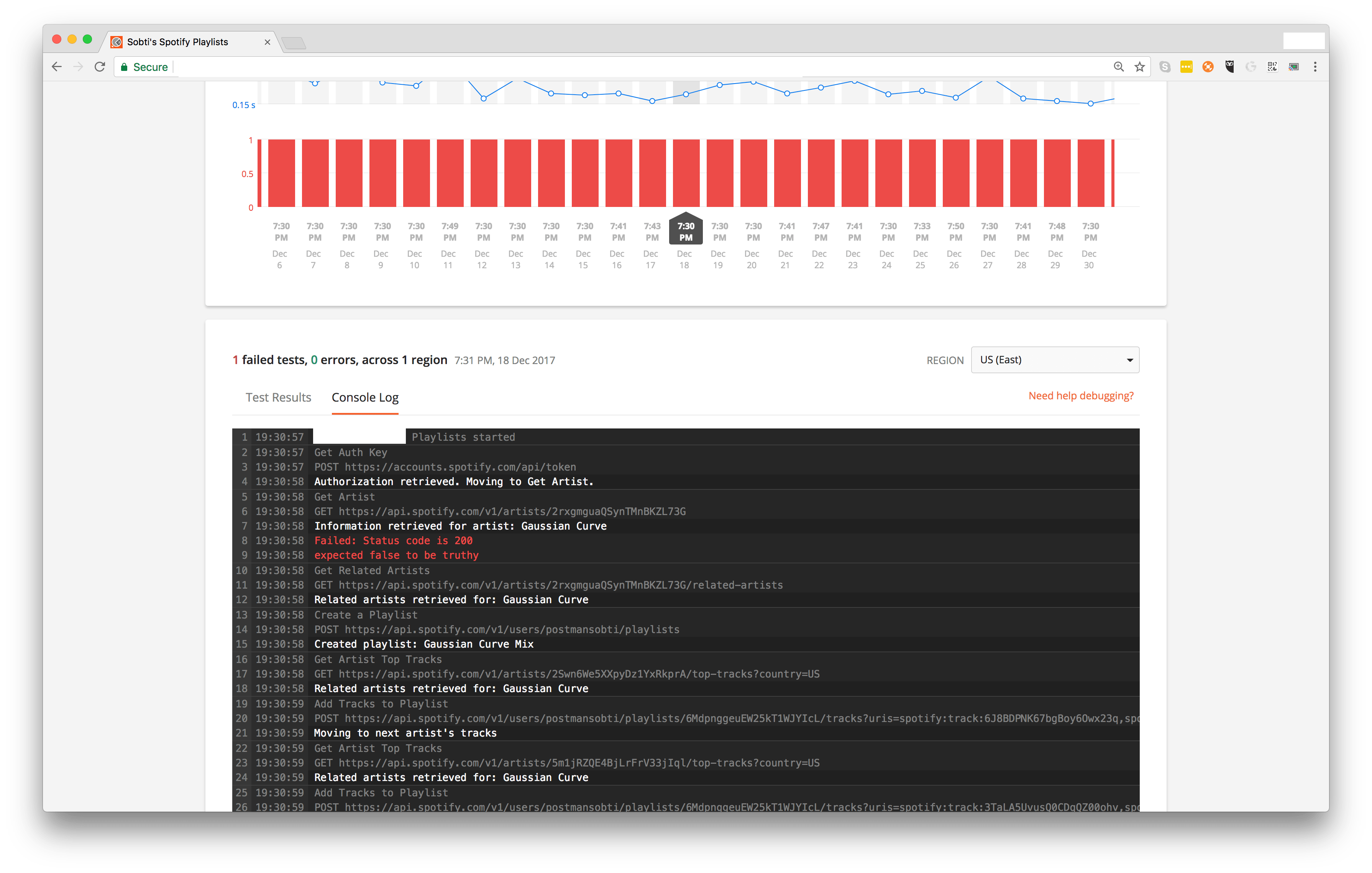 Troubleshooting monitors