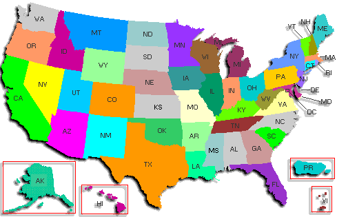 Peoplequiz - Trivia Quiz - U.s.a. - State Nicknames Ii