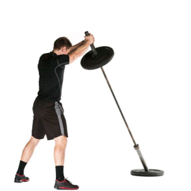 Torso Rotations With Barbell Exercise Howto Workout Trainer by Skimble