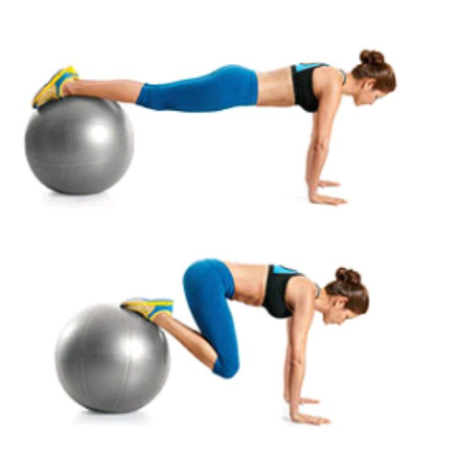 Stability Ball Jackknife by Aysel S. Exercise Howto Skimble