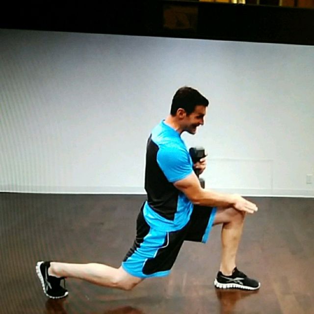 5lb Dumbbell Squat and alternating reverse lunge Exercise Howto