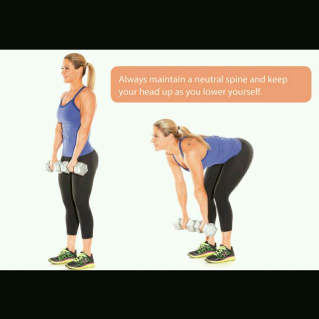 Stiff Leg Deadlifts by Stephanie R. Exercise Howto Skimble