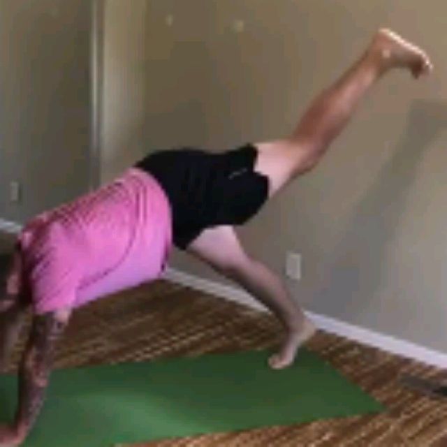 Down Dog Knee Pull Ins by 𝔻𝕖𝕤𝕖𝕣𝕥 𝔽𝕠𝕩🦊 🌟 Exercise Howto Skimble