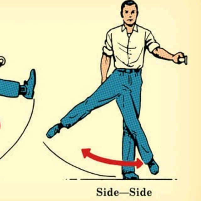 Leg Swings Side To Side Exercise Howto Workout Trainer by Skimble