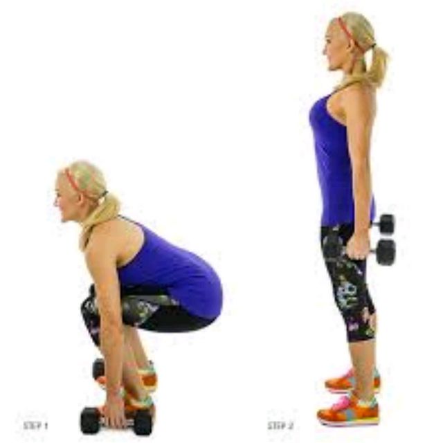 Suitcase Deadlifts by Silas Eisenback Exercise Howto Skimble