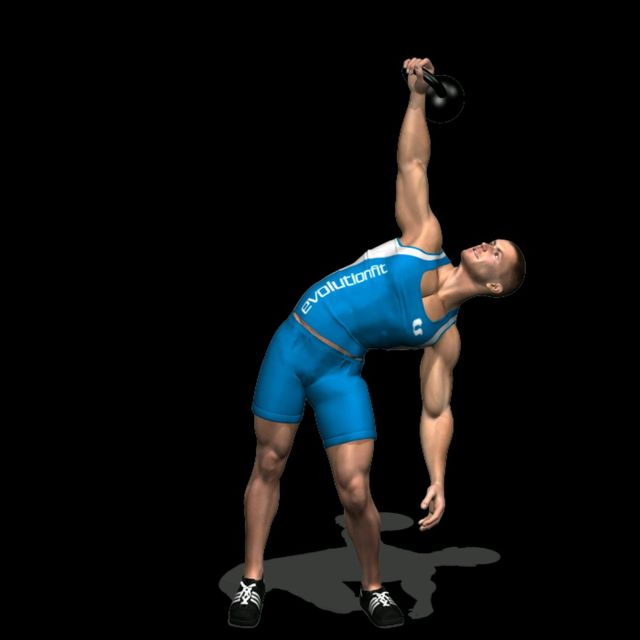 Kettlebell Windmills by Ilpesante Alex Exercise Howto Skimble
