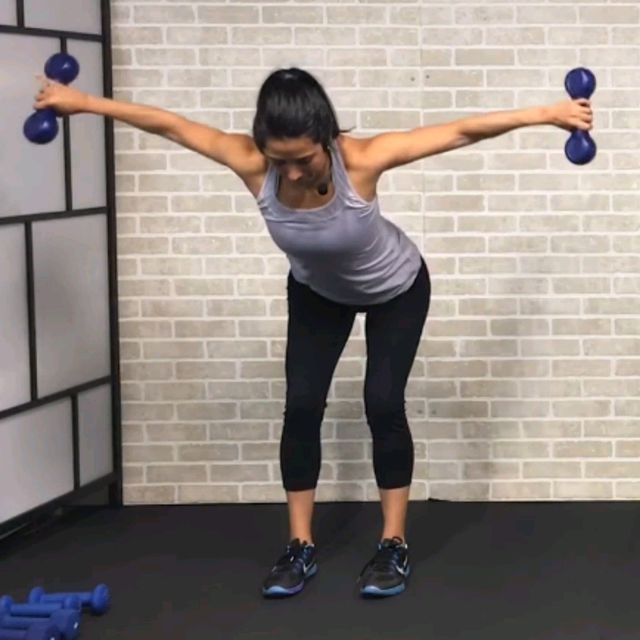 Overhand Reverse Fly Exercise Howto Workout Trainer by Skimble