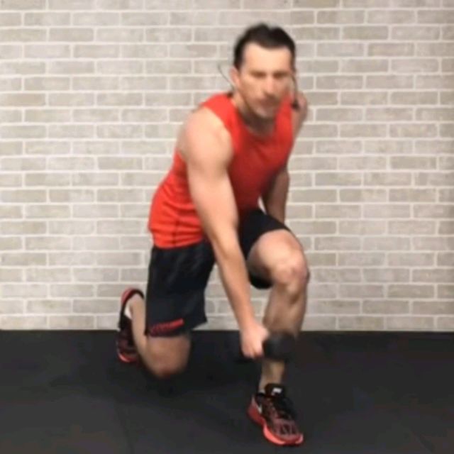 Dumbbell Lawnmower Pull by Dennis Richardson Exercise Howto Skimble