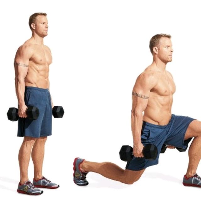 Dumbbell Reverse Lunge by Gerrand Crosby Exercise Howto Skimble