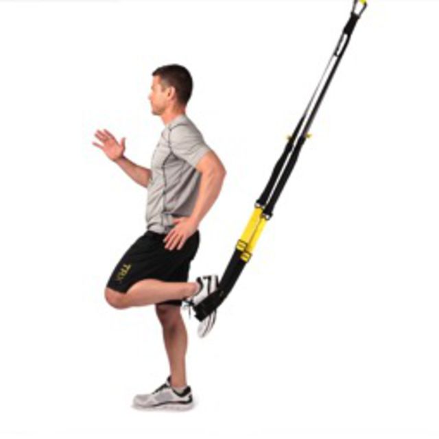 TRX Suspended Lunge Exercise Howto Workout Trainer by Skimble