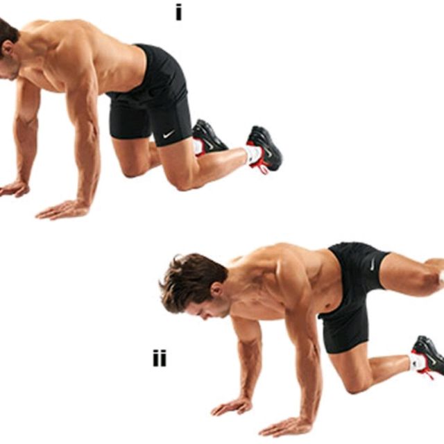 Kneeling side leg raise by Kelly R. Exercise Howto Skimble