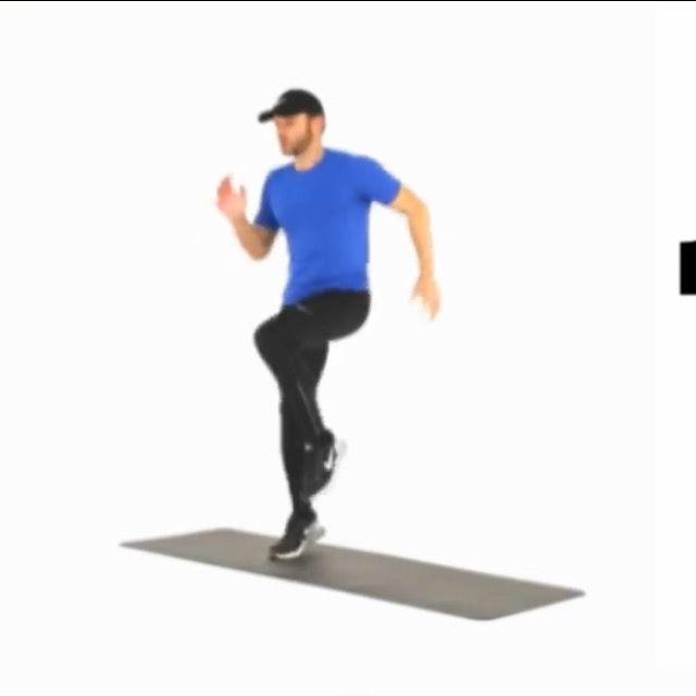 Sprint at Place by Rand Hashem Exercise Howto Skimble