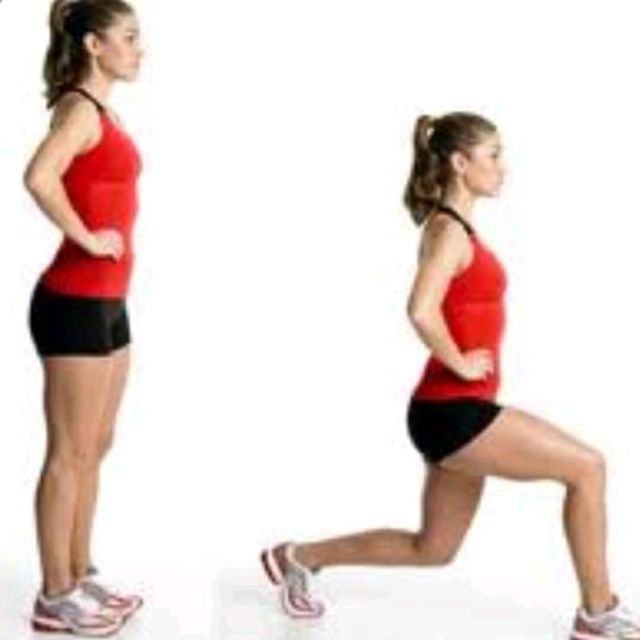 Walking Lunge Exercise Howto Workout Trainer by Skimble