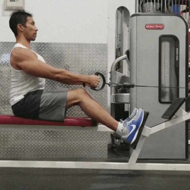 Seated Cable Rows Exercise Howto Workout Trainer by Skimble