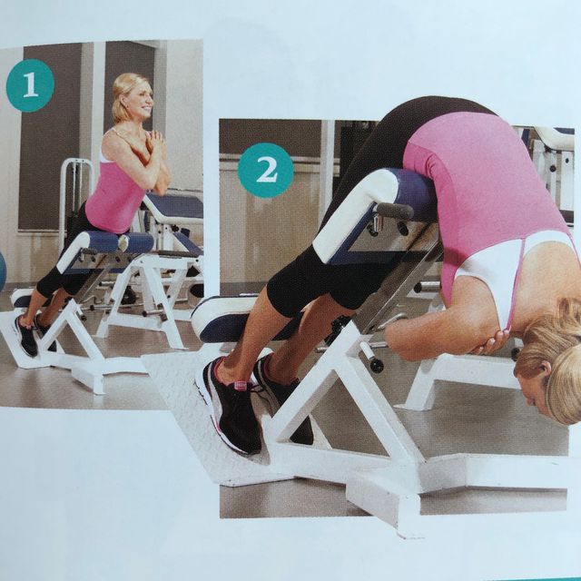 Hyperextensions Exercise Howto Workout Trainer by Skimble