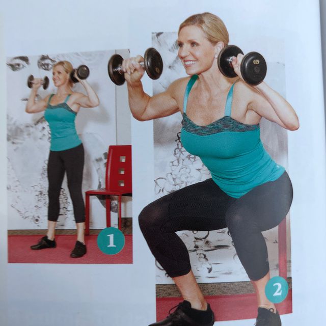 Chair Squats With Weights by Rika E. Exercise Howto Skimble