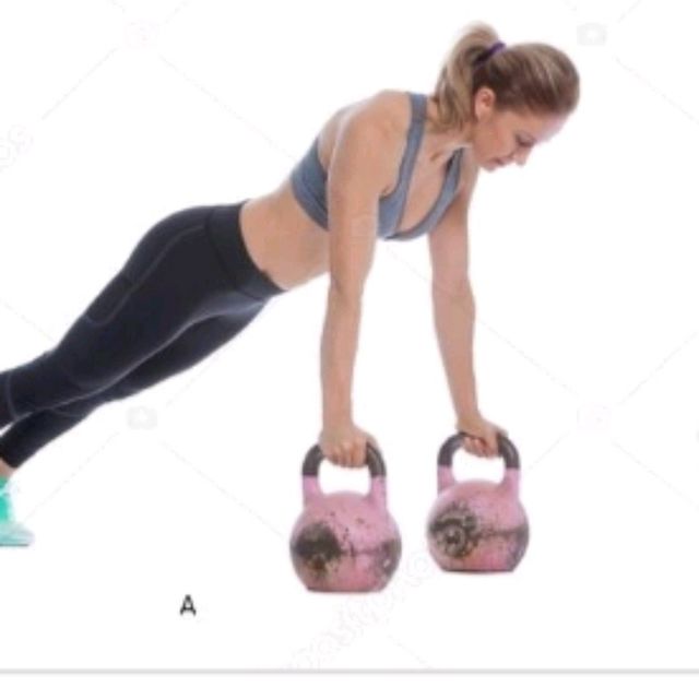 Kettlebell Push Up by Xexu Lara Ejercicio Cómo hacerlo Skimble