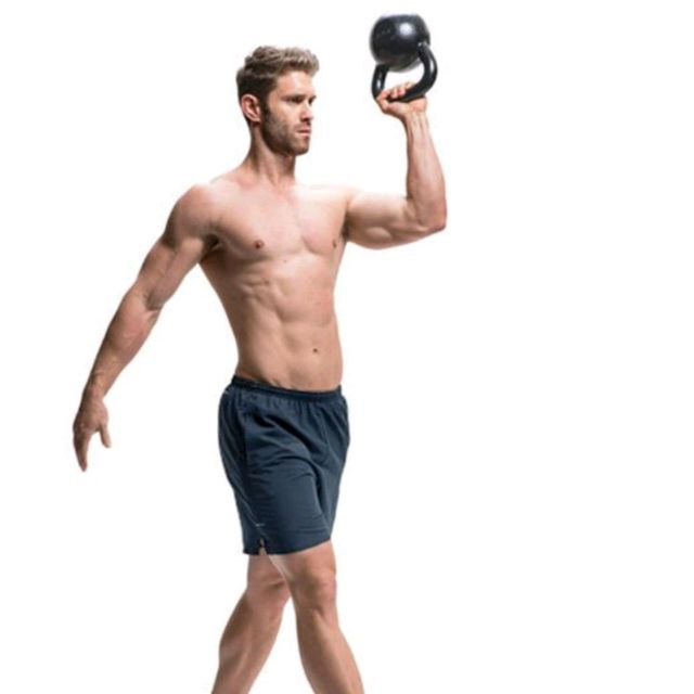 Kettlebell Bottom Up Carry by Elisabetta Bruno Exercise Howto Skimble