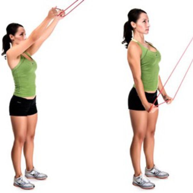 Resistance Band Pull 1 by Lindsey Palmer Exercise Howto Skimble