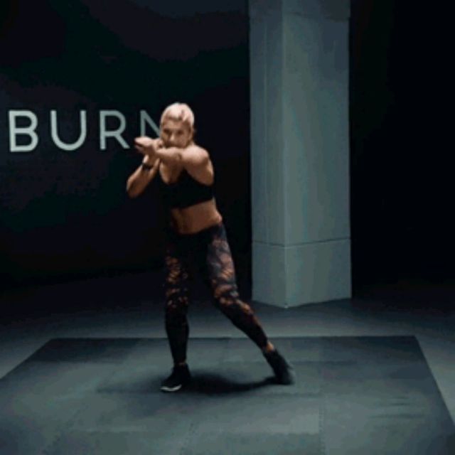 Sweep, Squat, Kick Exercise Howto Workout Trainer by Skimble