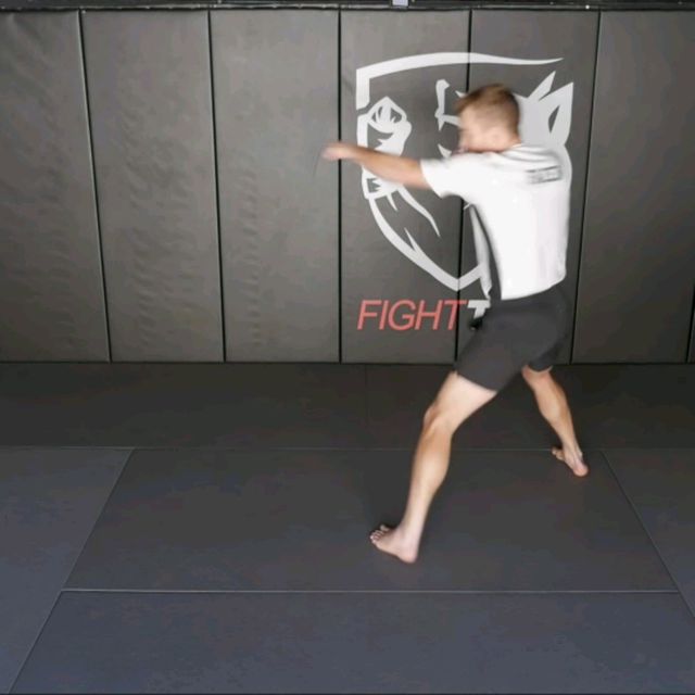 Jab, Hook, Cross Combo Step 45° & Pivot 90° by Bernadette C