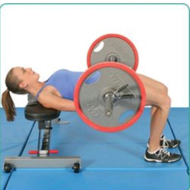 Barbell Hip Thrust by Janice C Exercise Howto Skimble