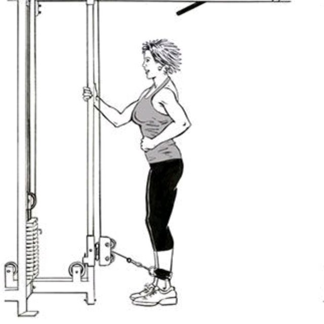 Cable Kickbacks by Tabitha Moore Exercise Howto Skimble