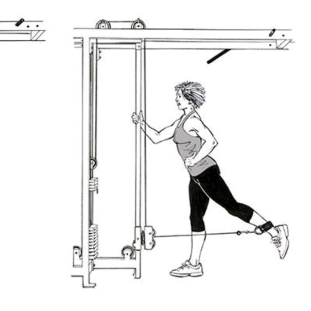 Cable Kickbacks by Tabitha Moore Exercise Howto Skimble