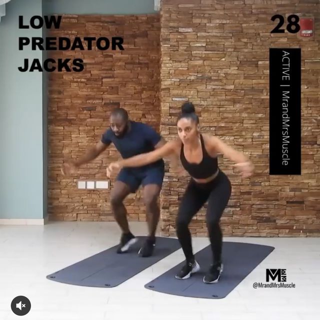 Low Predator Jacks Exercise Howto Workout Trainer by Skimble