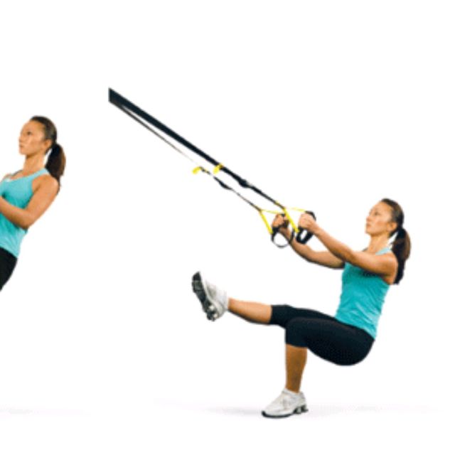TRX Pistol Squat Right by E M Exercise Howto Skimble
