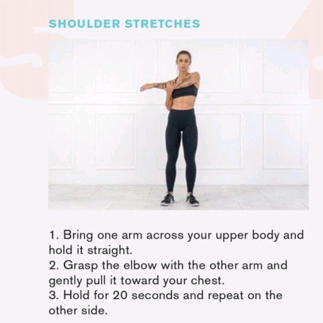 Shoulder Stretch (28 Day) by Lily Rinehartmann Exercise Howto Skimble