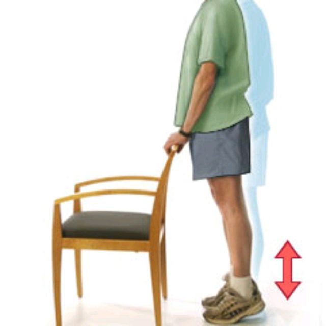 Heel Raises Chair by Deathly Spectre Exercise Howto Skimble