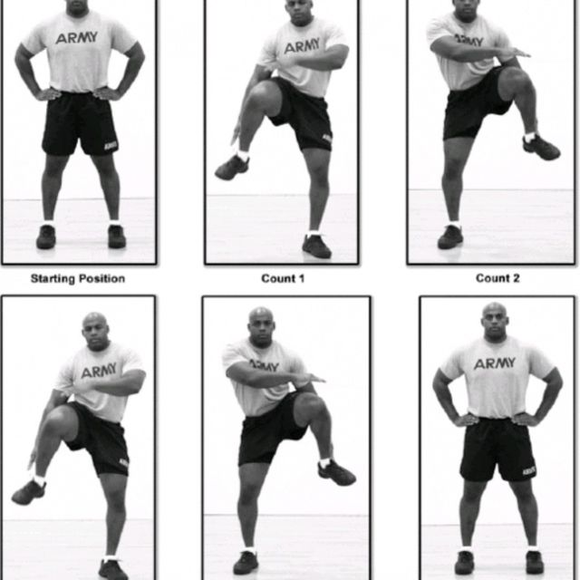 Side To Side Knee Lift by Maria I. Exercise Howto Skimble