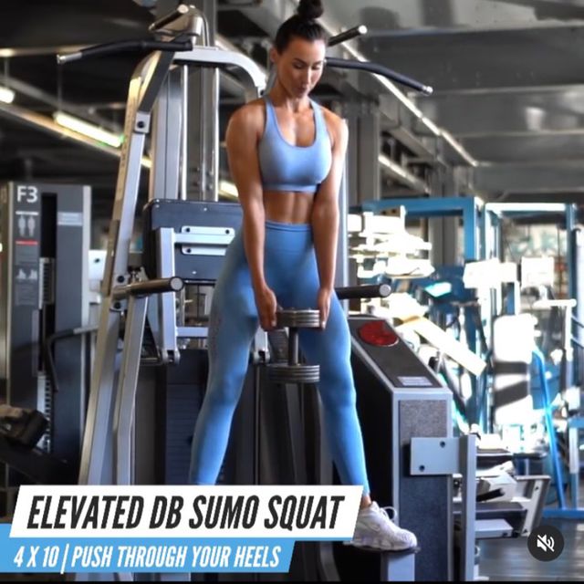 Elevated Sumo Squats by Miss M. Exercise Howto Skimble