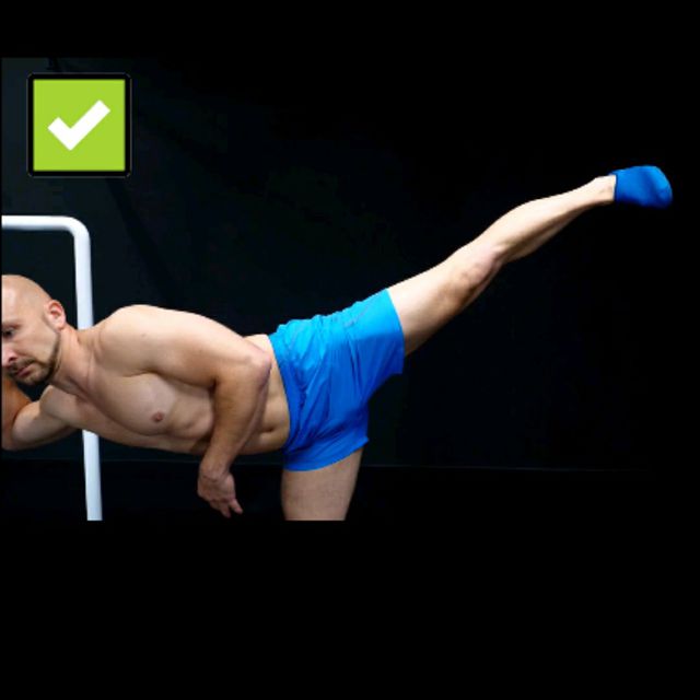Standing Side Leg Raise Exercise Howto Workout Trainer by Skimble