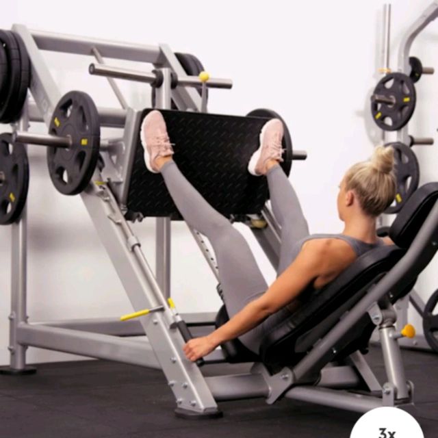 Wide Stance Leg Press by Elena Plaxienco Exercise Howto Skimble