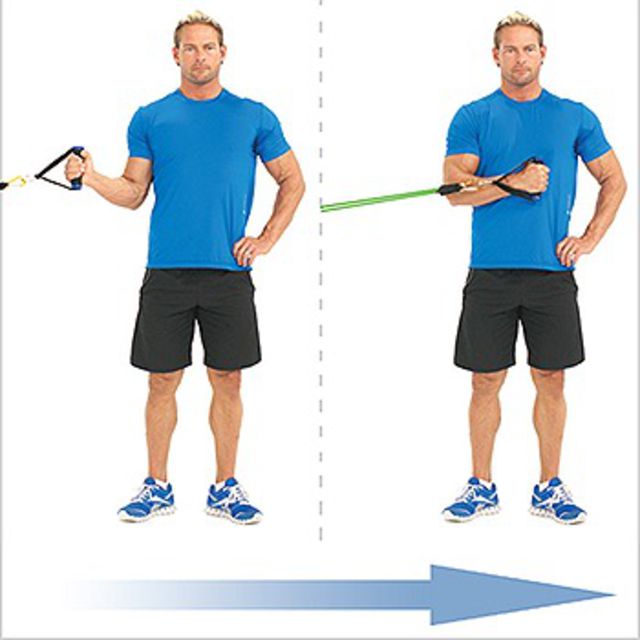 Band Rotator Cuff Right External by Brian Fallon Exercise Howto