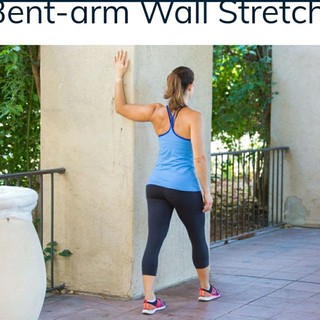 Bentarm Wall Stretch by Vincent H. Exercise Howto Skimble