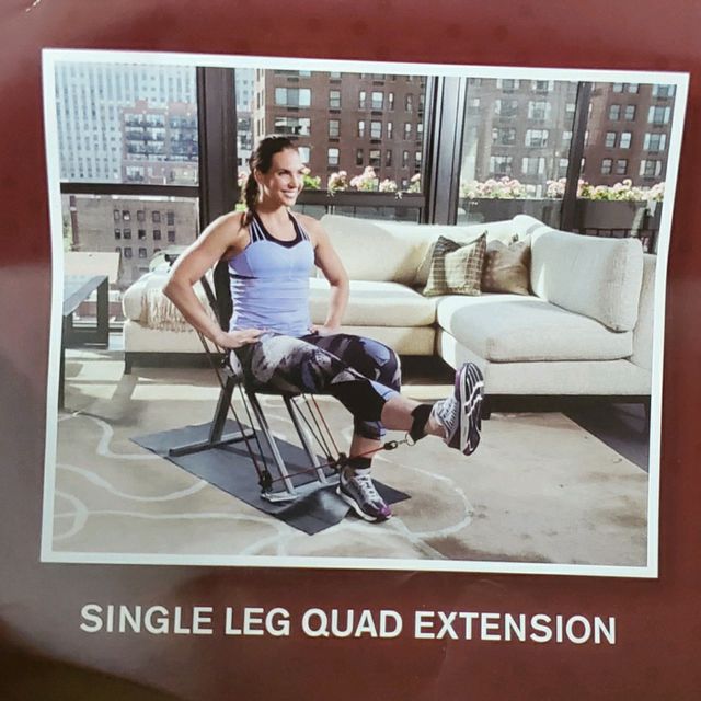 Cable Single Leg Quad Extension by Stephanie R. Exercise Howto Skimble