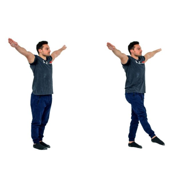 Front Scale Exercise Howto Workout Trainer by Skimble