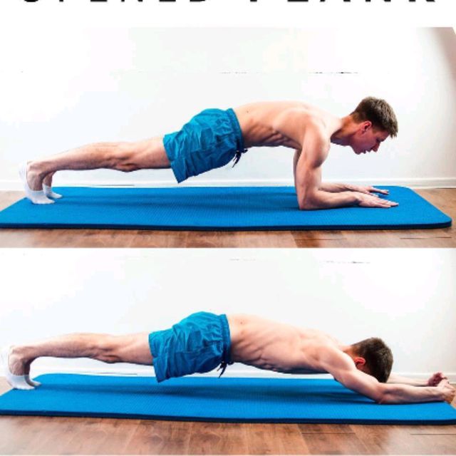 Elbow Plank To Open Plank by Alex 🌊. Exercise Howto Skimble