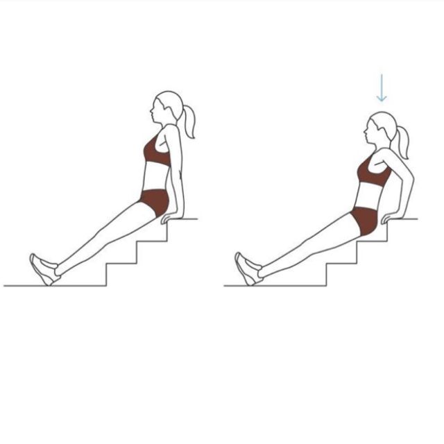 Tricep Dip by ꧁𝒩𝒶𝓉𝒽𝒶𝓁𝒾ℯ ꧂ ℒ𝒾𝓉𝒶𝓁𝒾ℯ𝓃 Exercise Howto Skimble