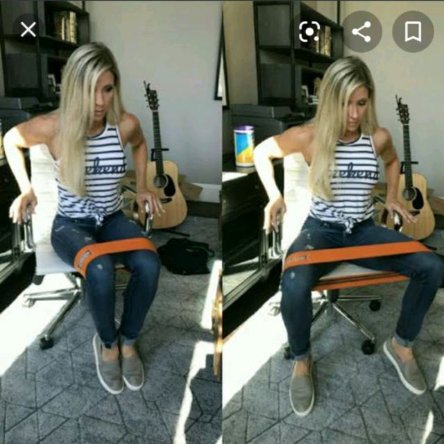 Seated Banded Abduction Exercise Howto Workout Trainer by Skimble