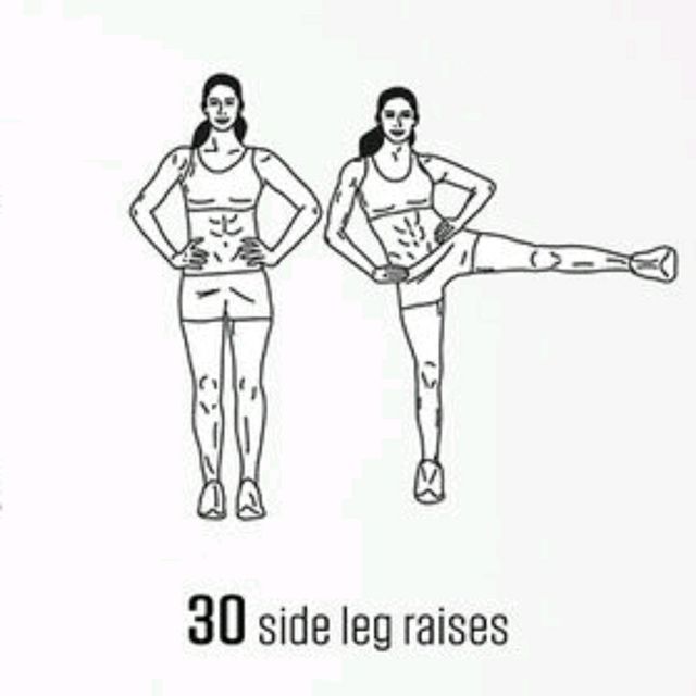 Side Leg Raises Exercise Howto Workout Trainer by Skimble