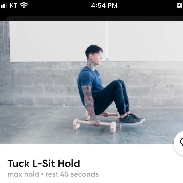 Tuck LSit Hold by Steve T. Exercise Howto Skimble